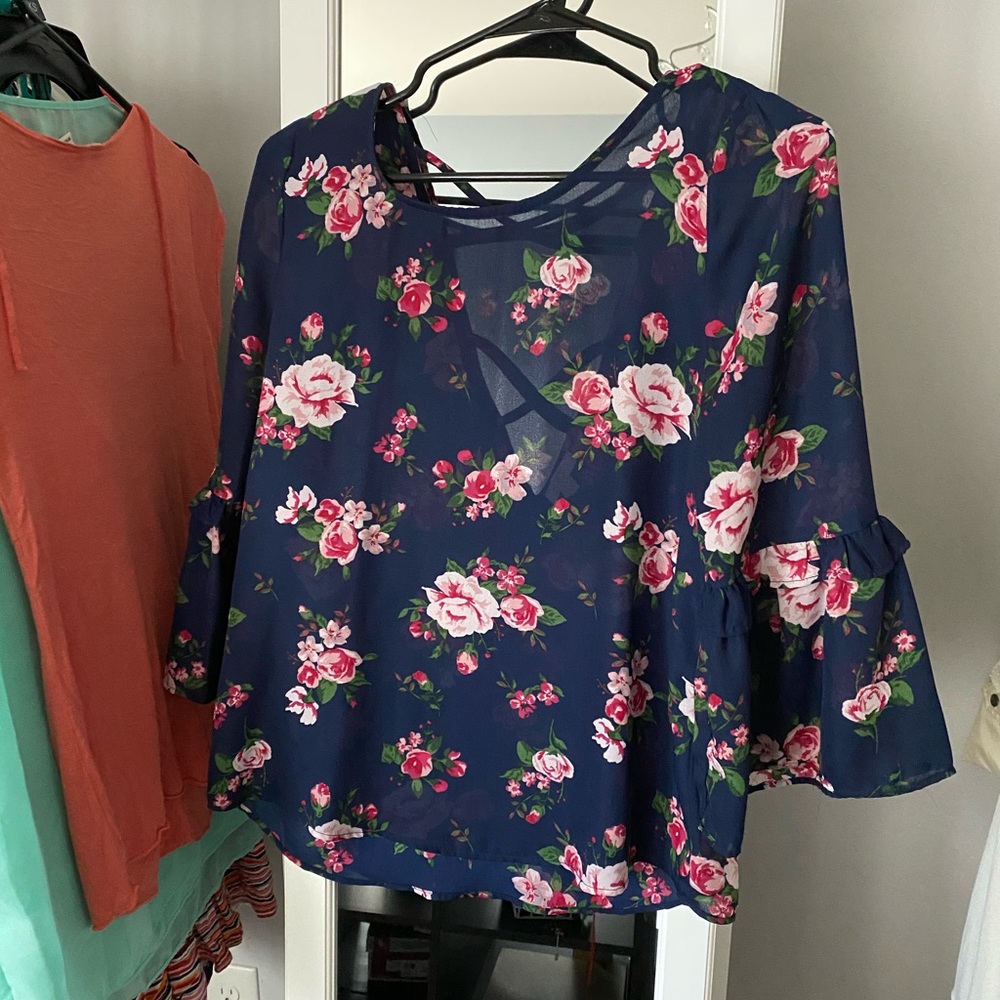 Blue blouse